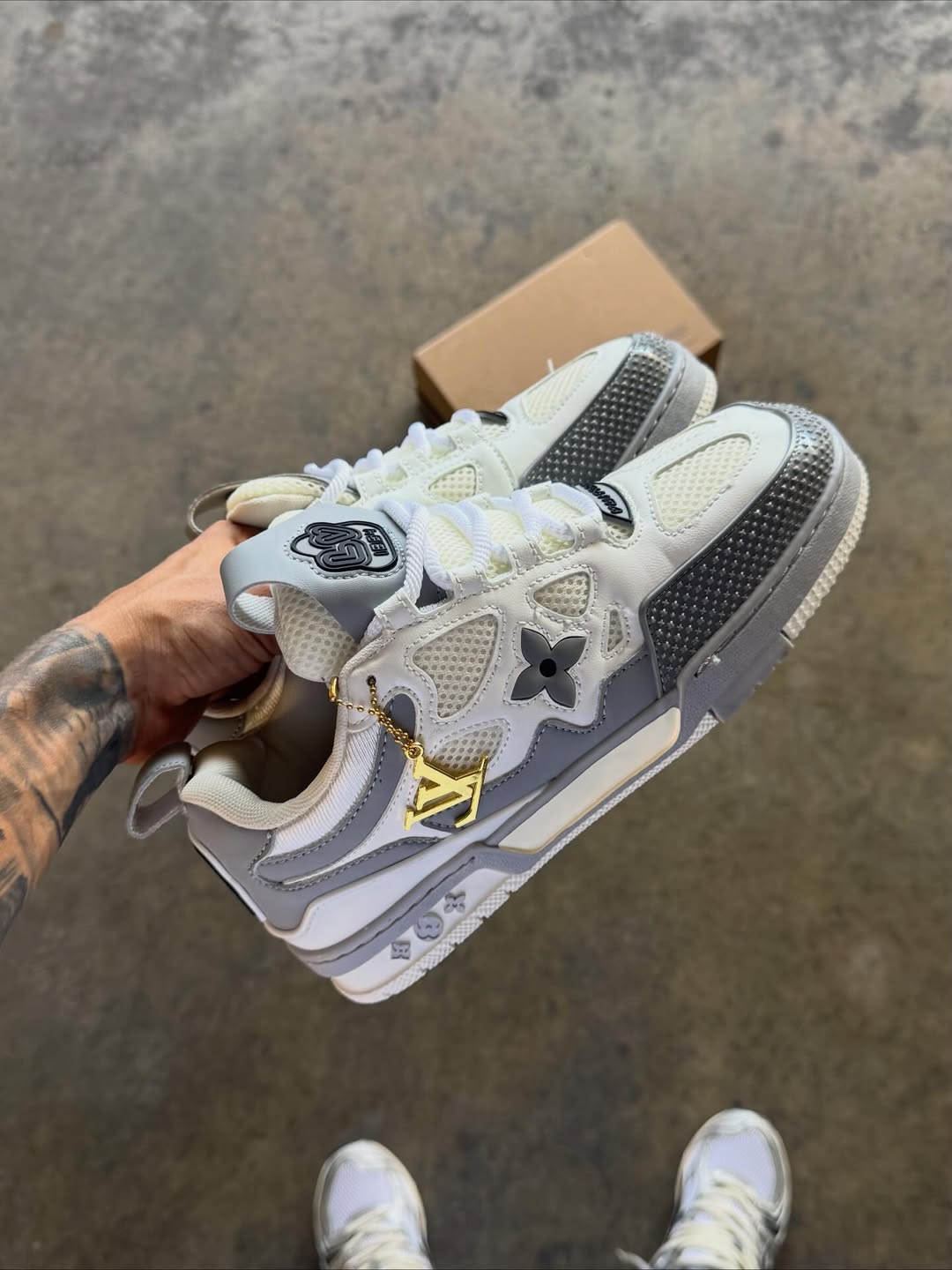 Louis Vuitton Skate Grey